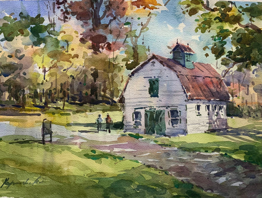 Shed in Sunset